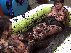 Kim & At a high Mud Wrestling Pt2 - TacAmateurs