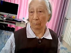 Elderly Japanese Granny Gets Splintered